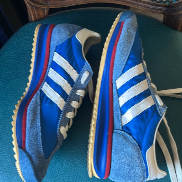Adidas Blue Suede SL 72 Sneakers - Picture 10 of 10